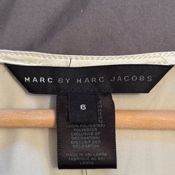 NWT Marc by Marc Jacobs Silk Tuxedo Dress - Women's Size 6 - Picture 9 of 10